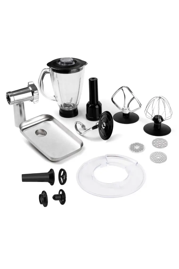 Yui M120 Multi-fonksiyonel 3'ü Bir Arada Stand Mikser Kıyma Setli Ve Blender Özellikli Gri