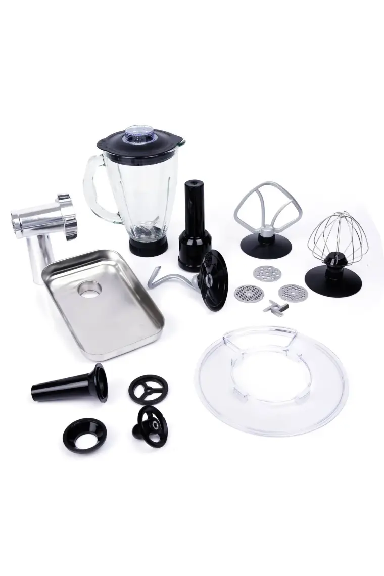 Yui M120 Multi-fonksiyonel 3'ü Bir Arada Stand Mikser Kıyma Setli Ve Blender Özellikli Gri