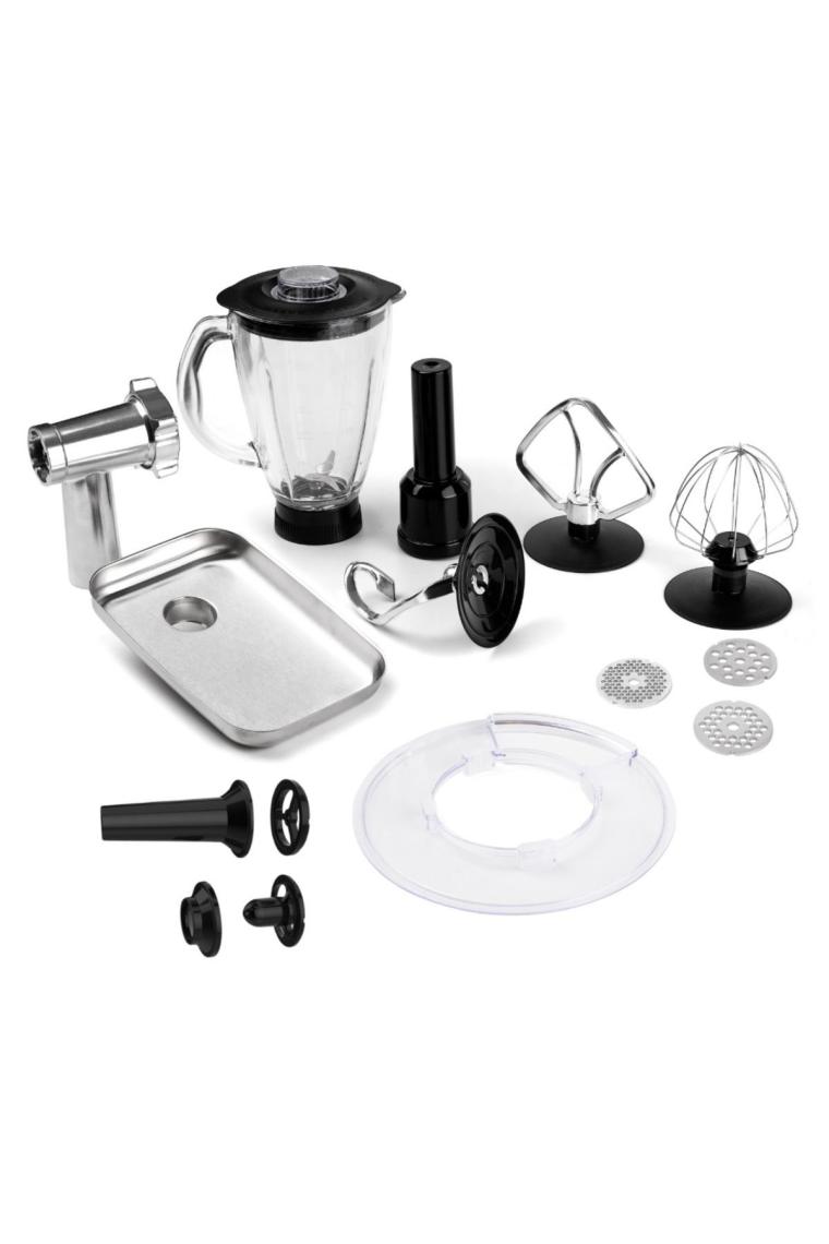 Yui M120 Multi-fonksiyonel 3'ü Bir Arada Stand Mikser Kıyma Setli Ve Blender Özellikli Gri