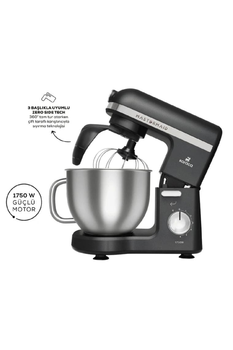 Karaca Mastermaid Chef Pro Çift Kollu 1750 W 5 lt Siyah Stand Mikser