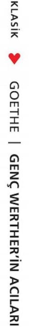 Genç Werther’in Acıları - Johann Wolfgang von Goethe