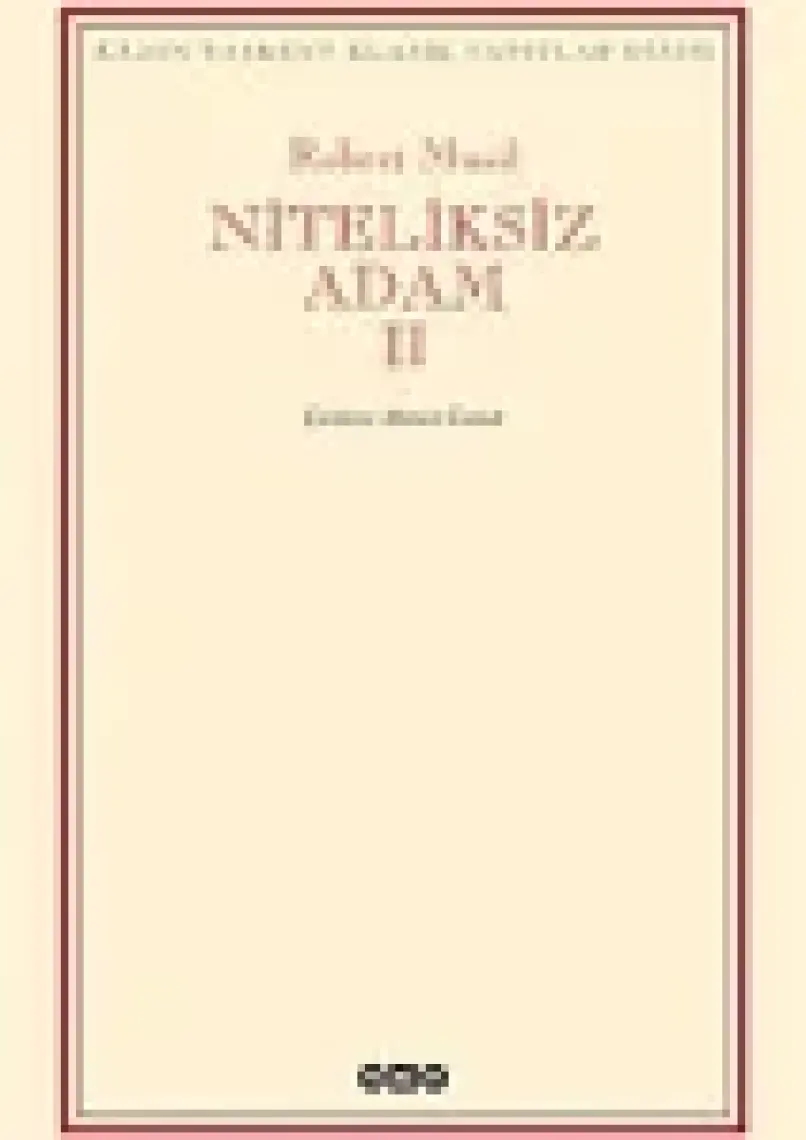 Niteliksiz Adam 2 - Robert Musil