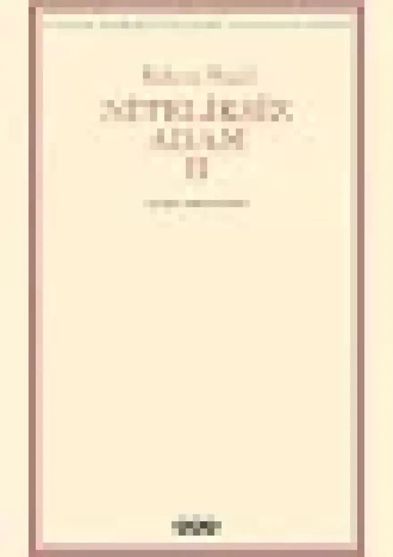 Niteliksiz Adam 2 - Robert Musil