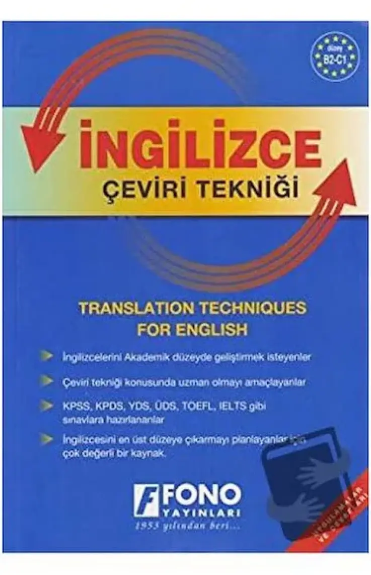 Fono Yayınları Fono İngilizce Çeviri Tekniği Uygulamalar ve Cevapları