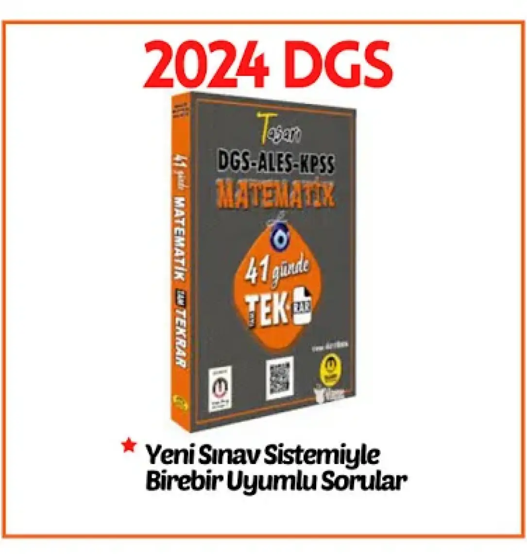 Tasarı 2022 Matematik 41 Günde Dgs Ales Kpss Tekrar