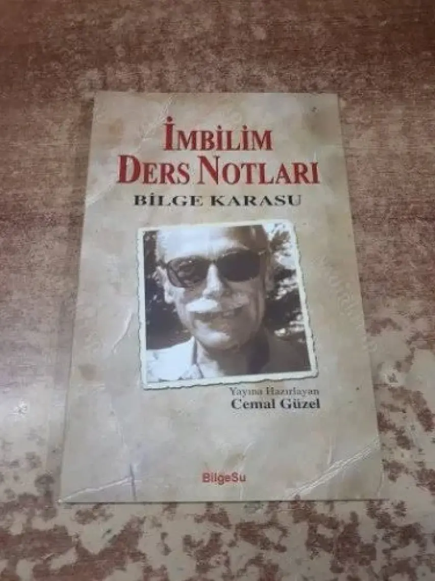 İmbilim Ders Notları-Bilge Karasu