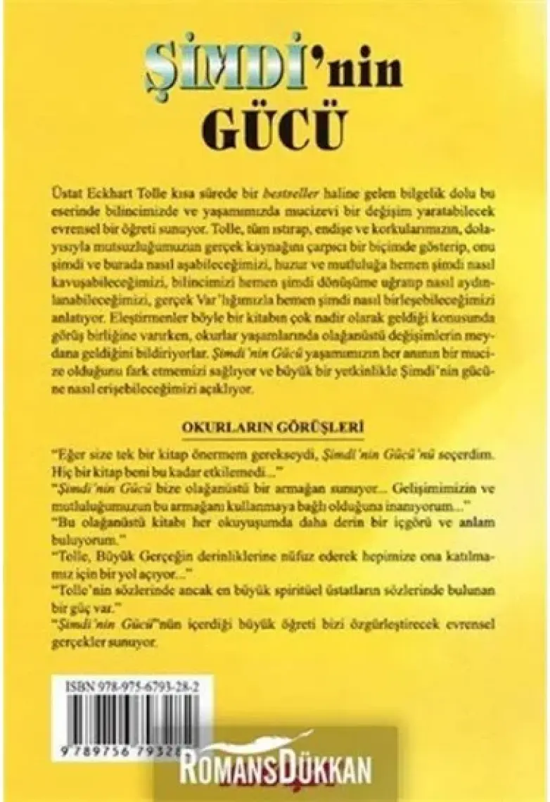 Şimdi'nin Gücü - Eckhart Tolle