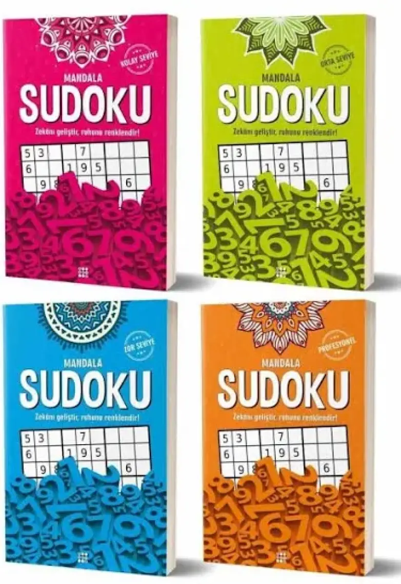 Mandala Sudoku – 4 Kitap Set