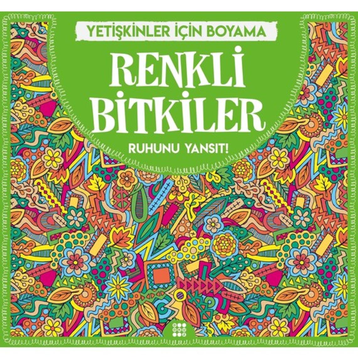 Renkli Bitkiler & Büyükler İçin Boyama
