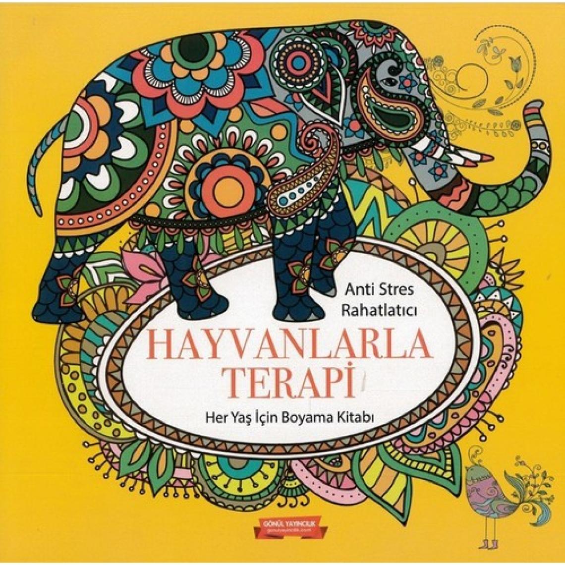 Mandala Hayvanlarla Terapi - Her Yaş Için Boyama Kitabı