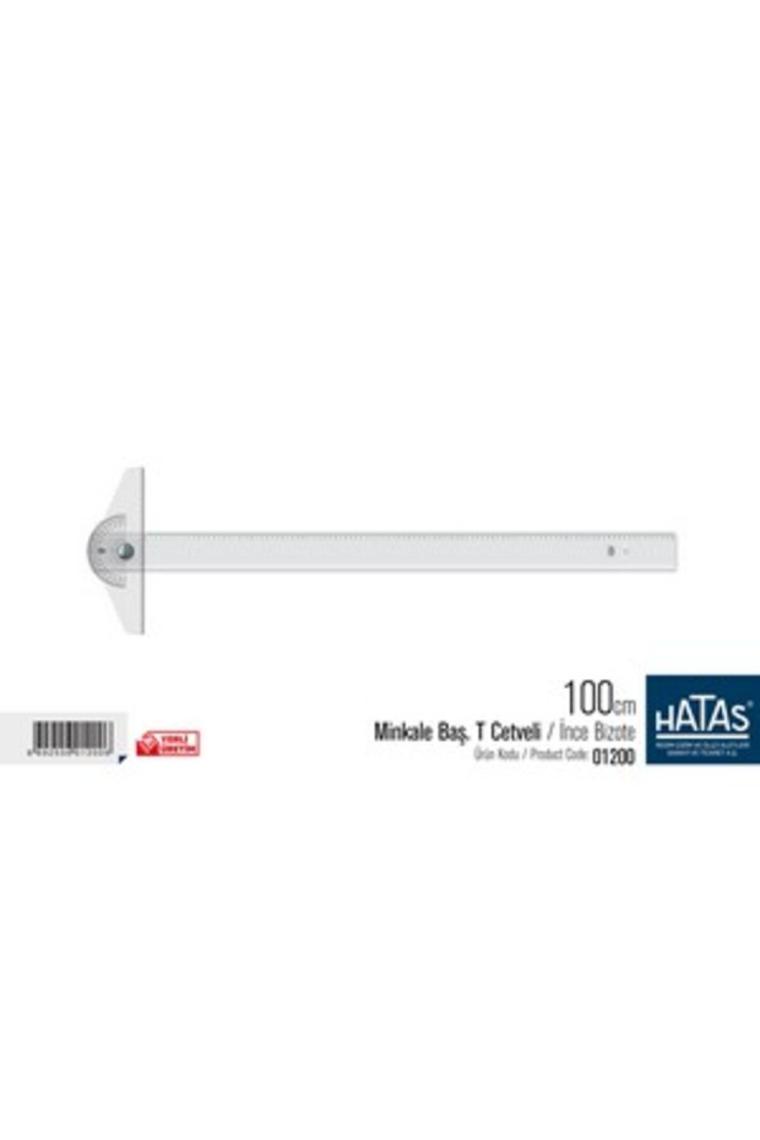 Minkale (OYNAR) Başlı Plastik T Cetveli 100cm / 01200