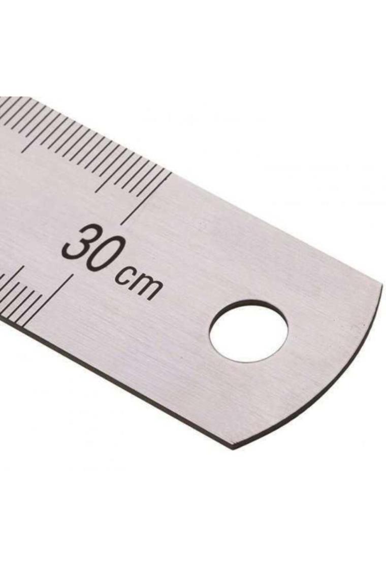 Çelik Cetvel 30 Cm