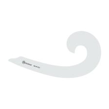 Şeffaf Riga Eğri Kol Cetveli 23cm N:tc-1