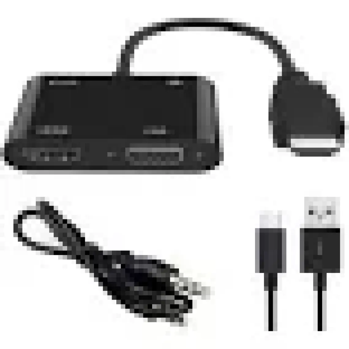 Alfais 4671 HDMI To HDMI + VGA Monitör Çevirici Dönüştürücü Switch Splitter Adaptör Kablo Ekran Kartı Aksesuarı