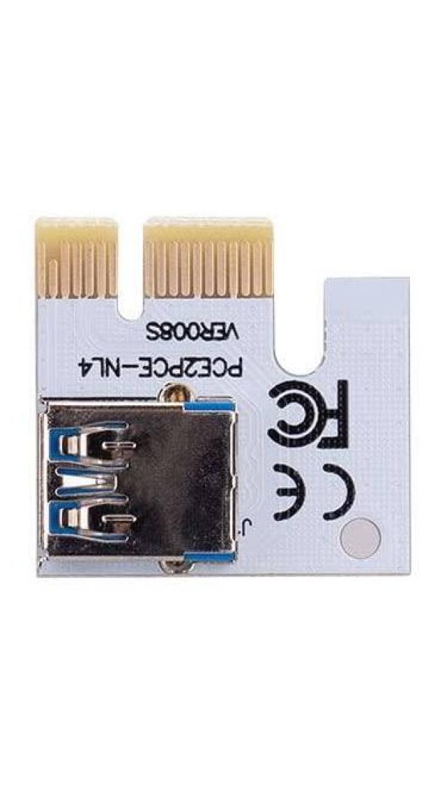 S-Link SL-EX10 Pcı-E 1x To 16X Sata 6pin Bitcoin Riser Ekran Kartı Yükseltici VER008S