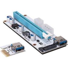 S-Link SL-EX10 Pcı-E 1x To 16X Sata 6pin Bitcoin Riser Ekran Kartı Yükseltici VER008S