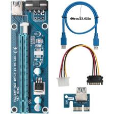 Alfais 4747  Pcı E Express 1x To 16X USB 3.0 Riser Yükseltici Uzatma Kartı