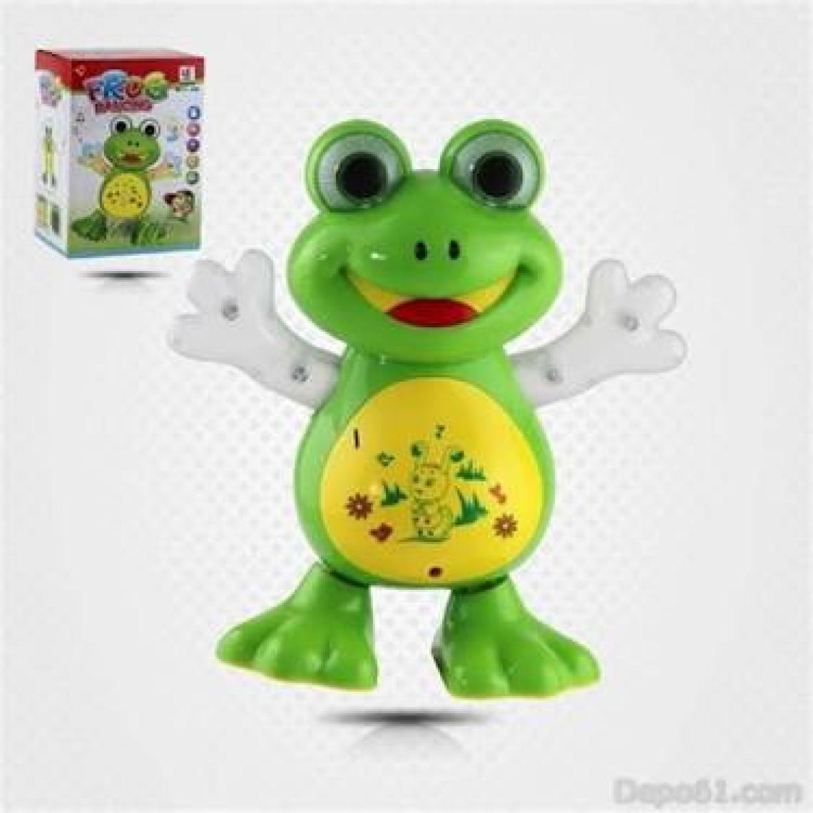 Kara Toys Pilli Dans Eden Işıklı Müzikli Kurbağa