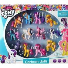 Rugala AVM Rugalaavm Pony My Little Pony Oyuncak Figür Karakter Oyuncak Pony 12'li Set - Rgl