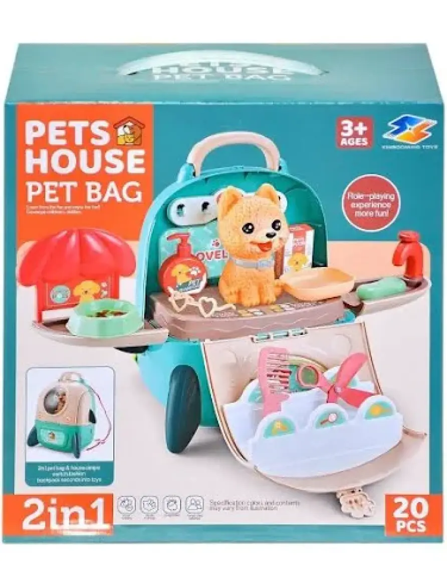 1115 Sırt Çantalı Pets House -Ayatoys