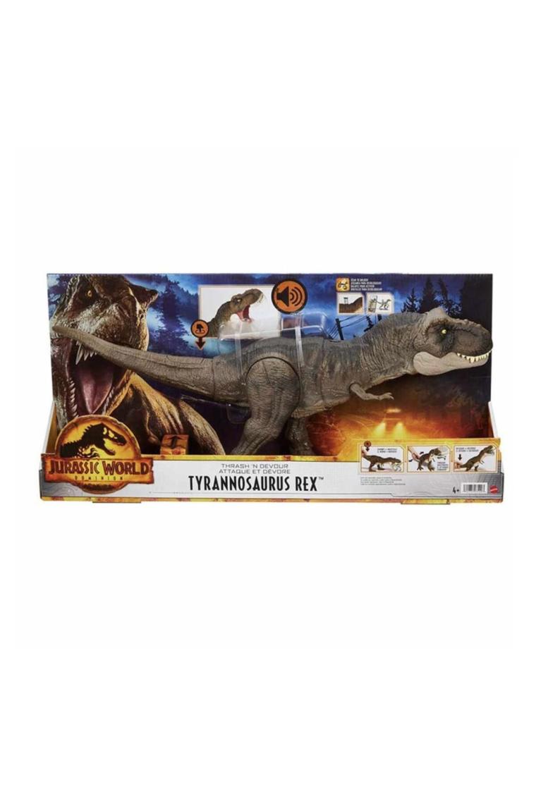 Jurassic World Jurassic World: Dominion Güçlü Isırıklar Tyrannosaurus Rex Dinozor Aksiyon Figürü Hdy55