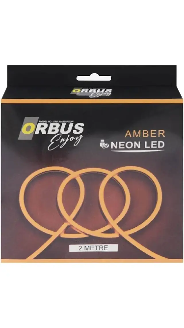 Neon Şerit Led AMBER 2 Metre USB'li