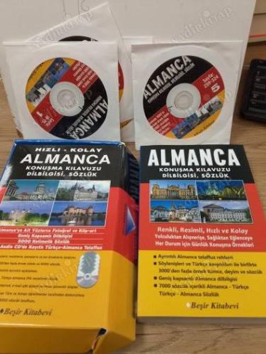 Hızlı Kolay Almanca Konuşma Kılavuzu- Dilbilgisi, Sözlük, CD Set - Metin Yurtbaşı