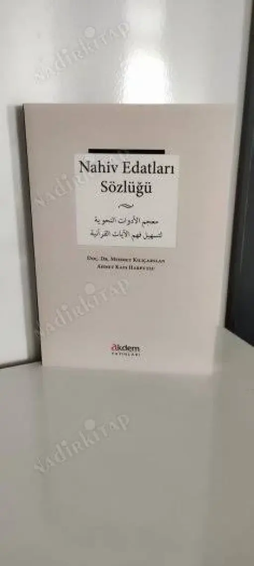 Akdem Yayınları Nahiv Edatları Sözlüğü - Mehmet Kılıçarslan