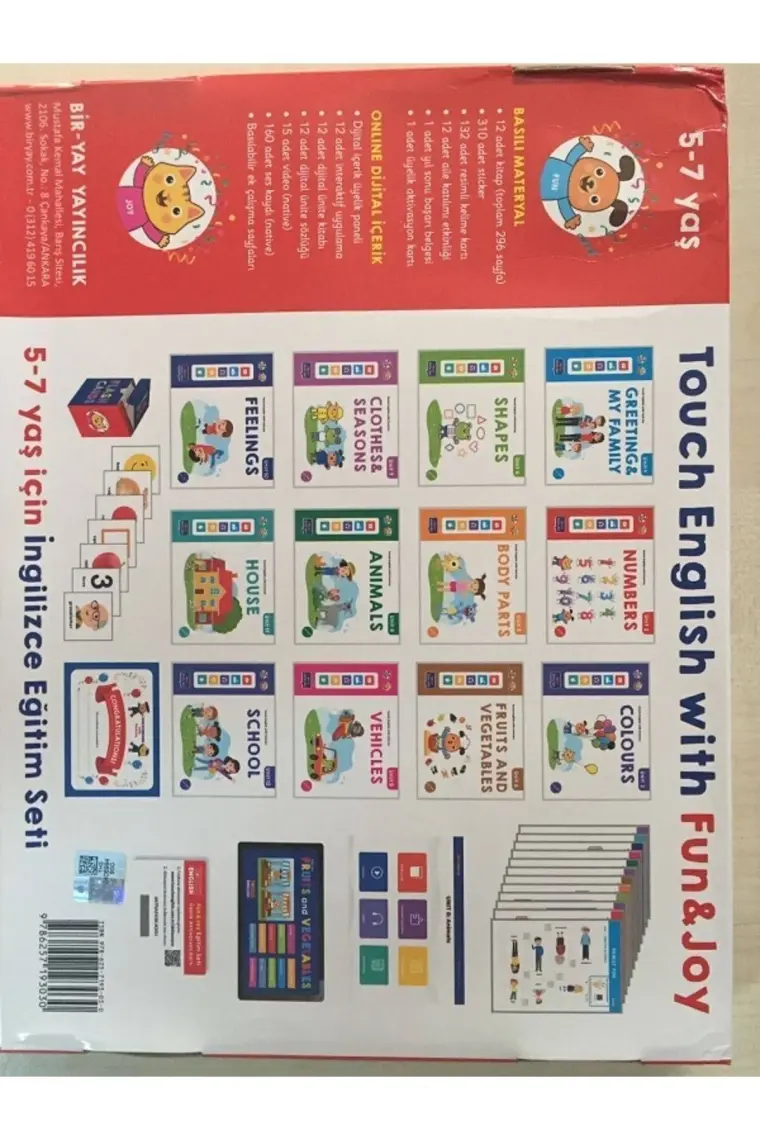 Bir Yayıncılık Touch English With Fun & Joy Age 5-7