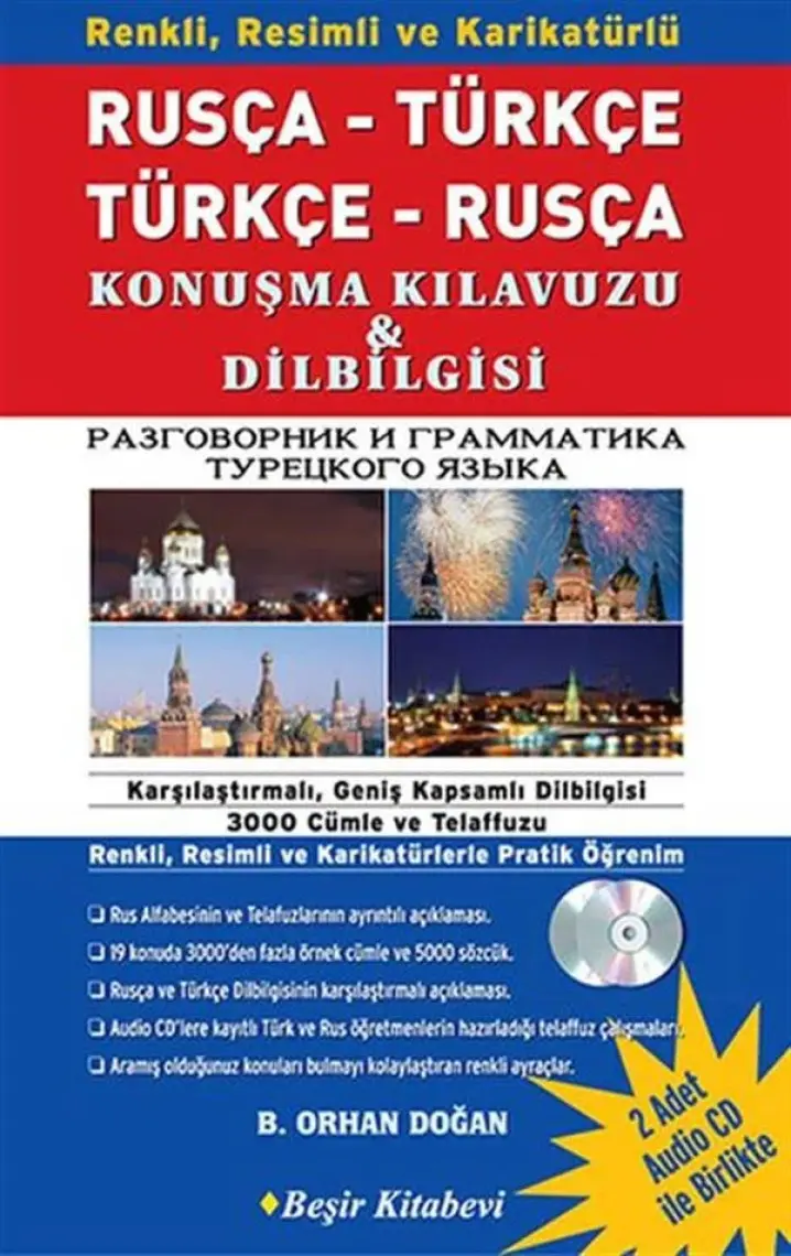 Rusça - Türkçe / Türkçe - Rusça Konuşma Kılavuzu & Dilbilgisi - B. Orhan Doğan