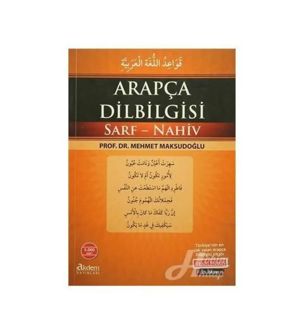Akdem Yayınları Arapça Dilbilgisi - Mehmet Maksudoğlu