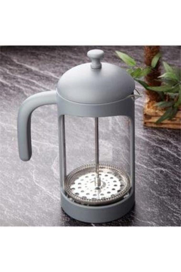 French Press 1000ml - Mat Grı