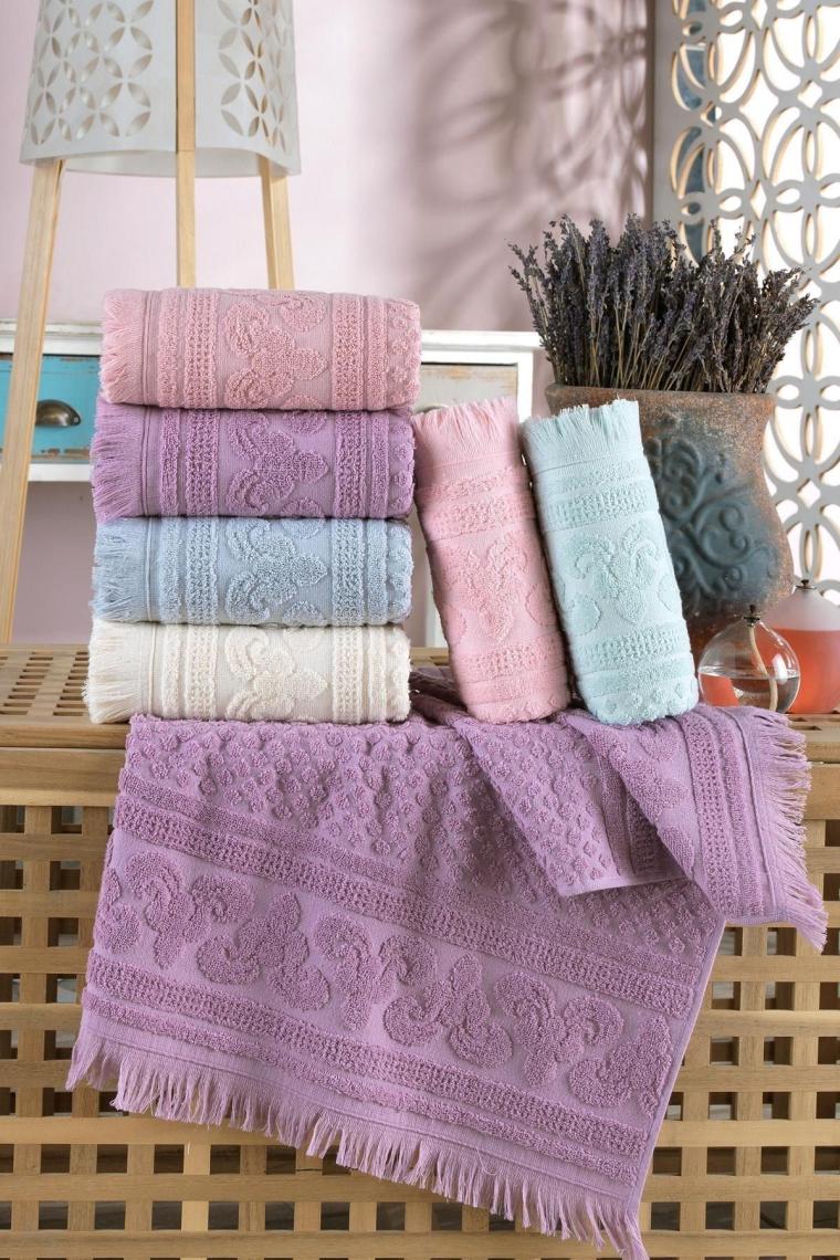 Premium 6'lı 50x90 Cm El & Yüz Havlu Seti | %100 Pamuk