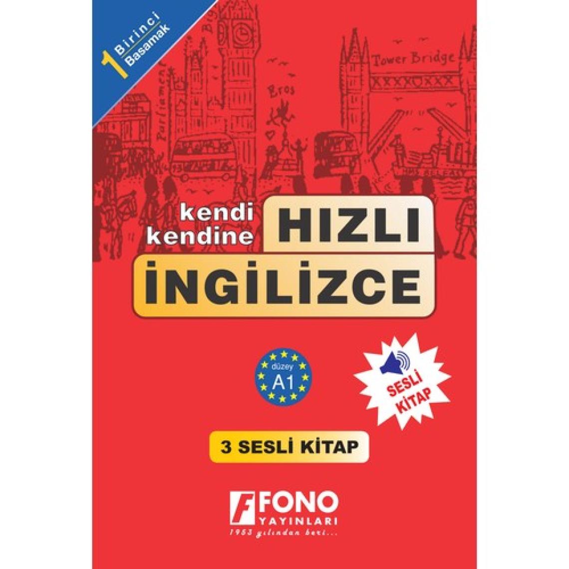 Fono Kendi Kendine Hızlı İngilizce (1.Basamak) (2 Kitap + 2 Cd)