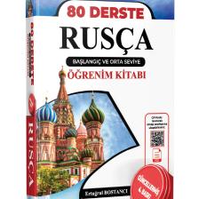 80 Derste Rusça Başlangıç ve Ögrenim Kitabı Cevap Anahtarlı Güncel Baskı