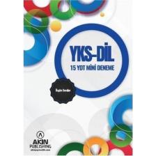 Akın Publishing YKS Dil 12. Sınıf YDT 15 Mini Deneme