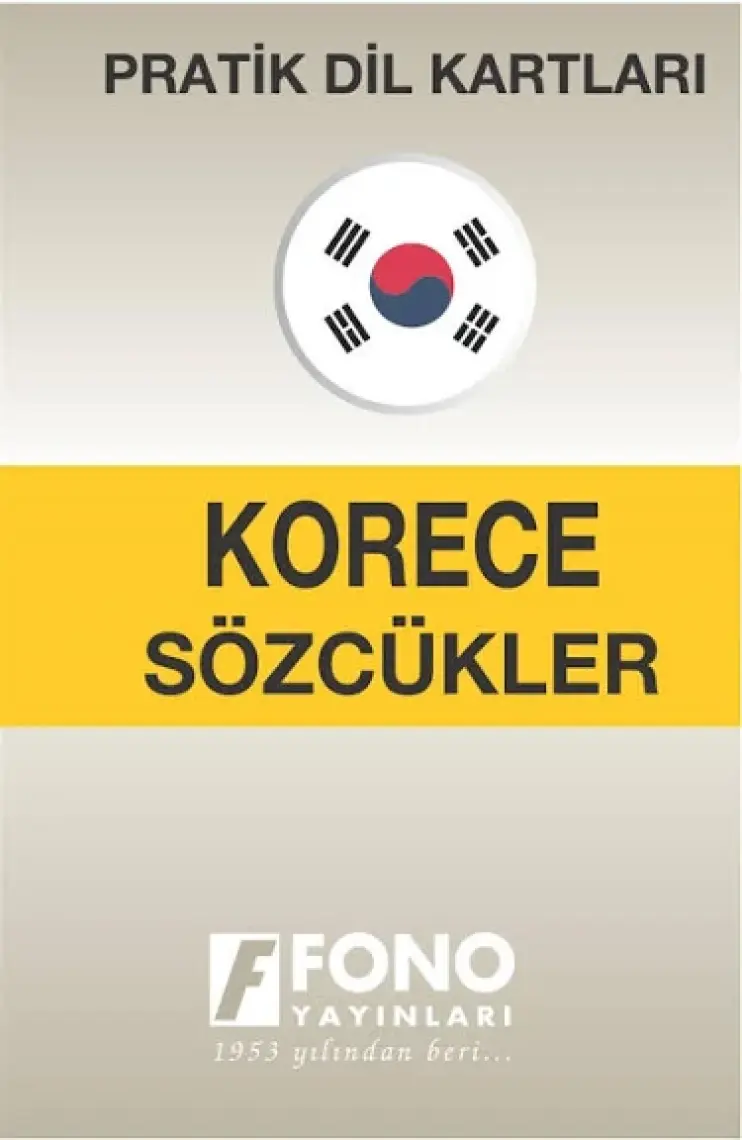 Pratik Dil Kartları - Korece Sözcükler / Kolektif / Fono Yayınları / 9789754715545