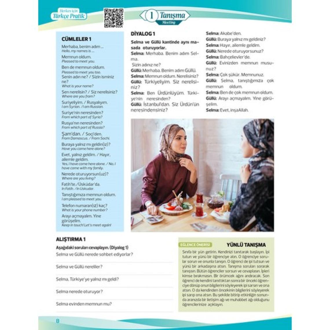 Akdem Yayınları Herkes İçin Türkçe Pratik - Turkish Practice For All - Begüm Esra Kara Göktepe