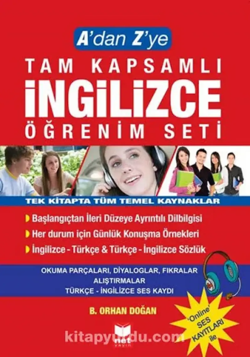 A'Dan Z'Ye Tam Kapsamlı İngilizce Öğrenim Seti - B.Orhan Doğan