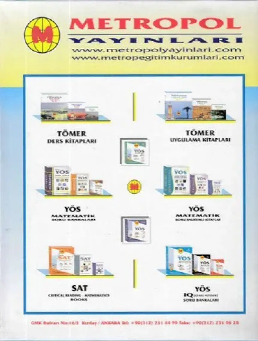 TÖMER-YABANCILAR İÇİN TÜRKÇE ÖĞRETİM SETİ (A1-A2) TEMEL DÜZEY