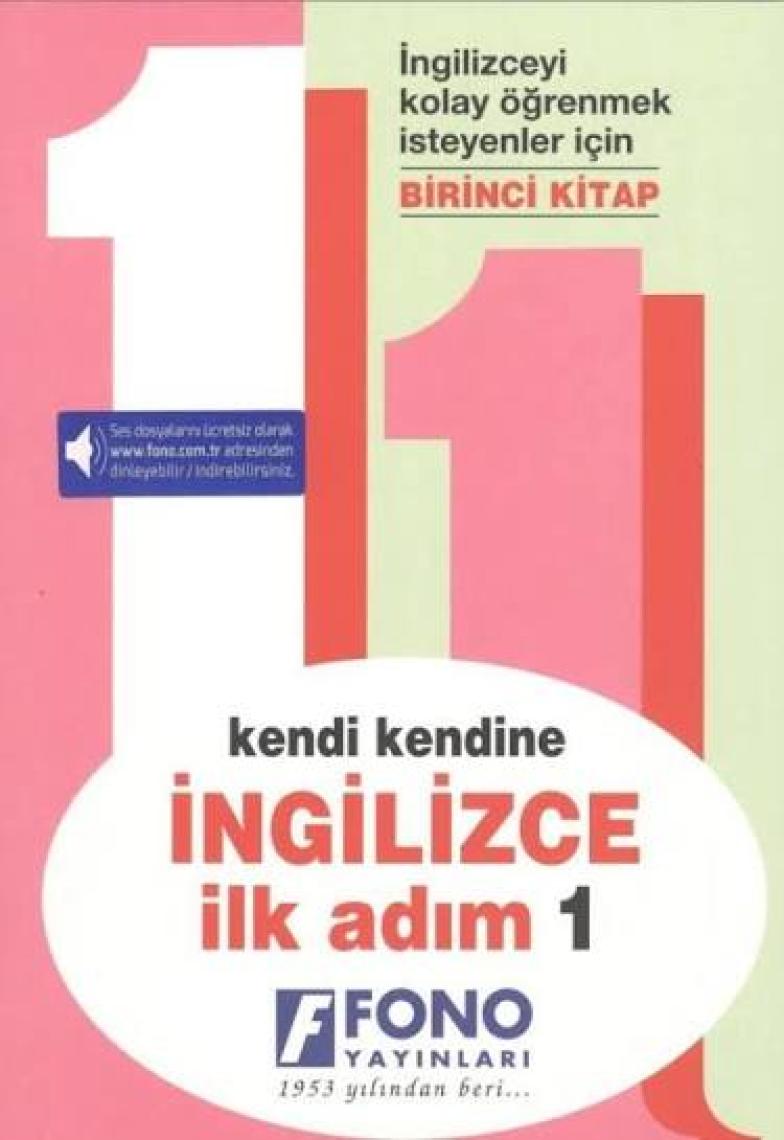 Fono Yayınları Kendi Kendine İngilizce İlk Adım-1 Cd'li