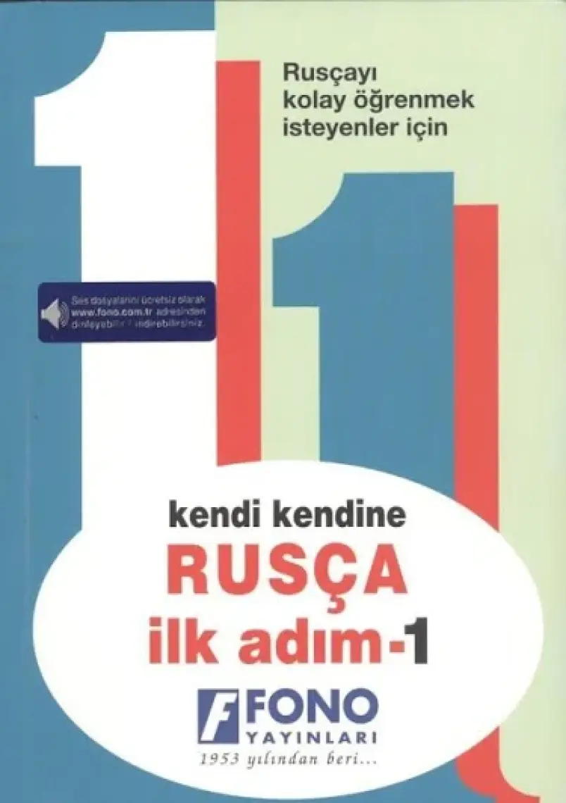 Fono Yayınları Fono Rusça İlk Adım 1 Cd'li