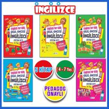 4 - 7 Yaş Ingilizce Eğitim Seti 5 Kitap