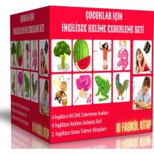 Enine Boyuna Eğitim Çocuklar Için Ingilizce Kelime Ezberleme Seti (10 Fasikül Kitap)