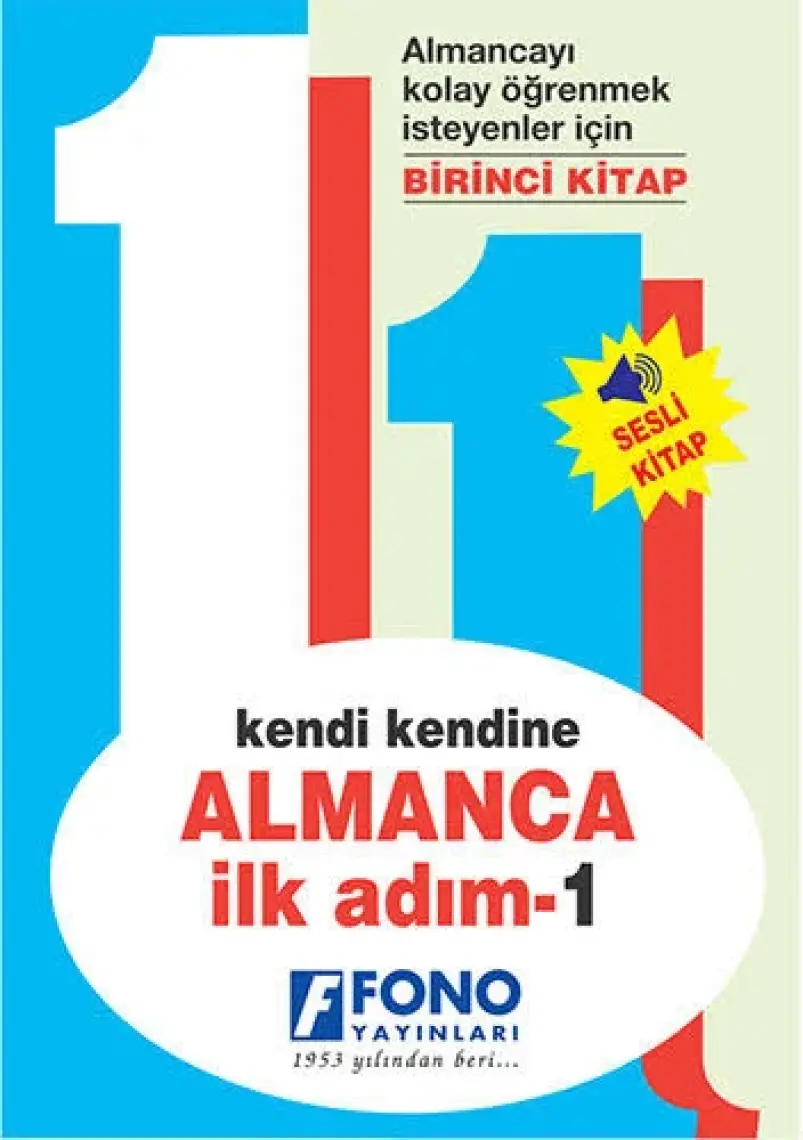 Fono Yayınları Fono Almanca İlk Adım 1 Cd'li