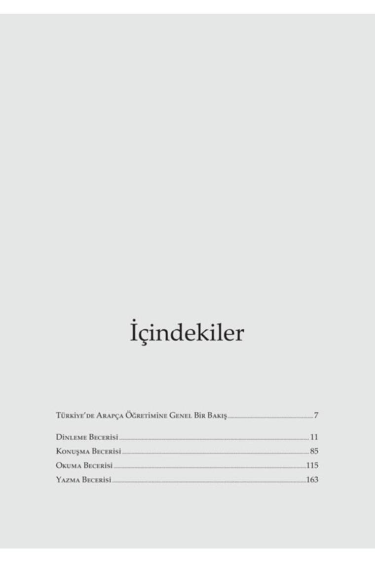 Akdem Yayınları Kuramdan Uygulamaya Arapça Dil Becerilerinin Öğretimi