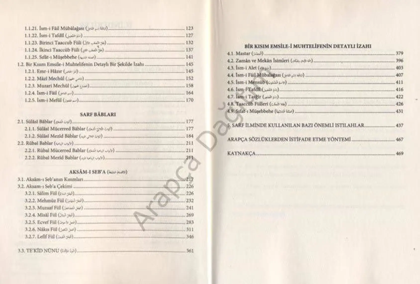Ensar Neşriyat Alıştırmalarla Sarf