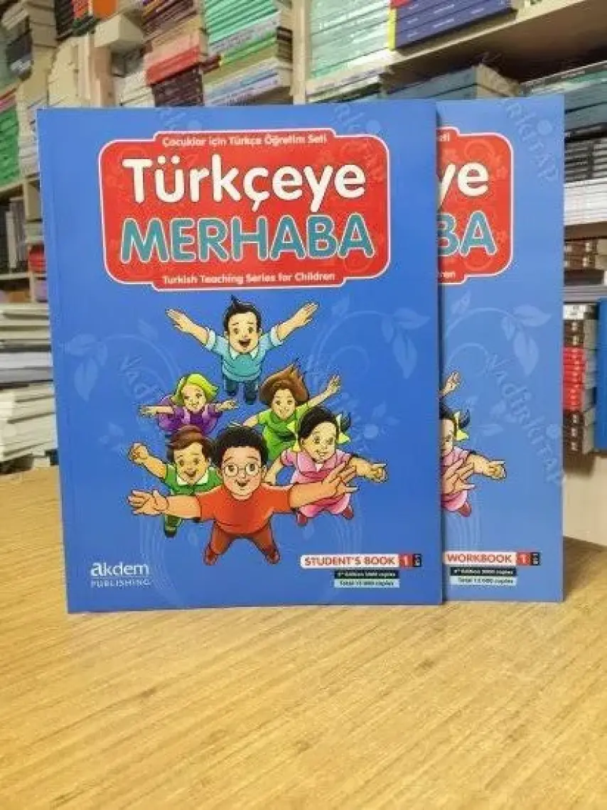 Akdem Yayınları Türkçeye Merhaba- A1-1 Ders Kitabı + Çalışma Kitabı