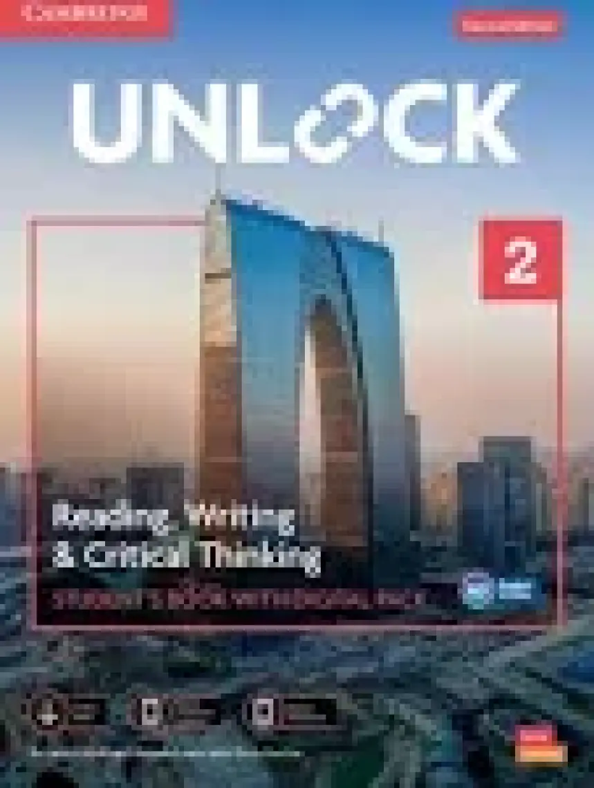 Cambridge University Press Unlock 2 Reading - Writing & Critical Thinking Student's Book With Digital Pack
