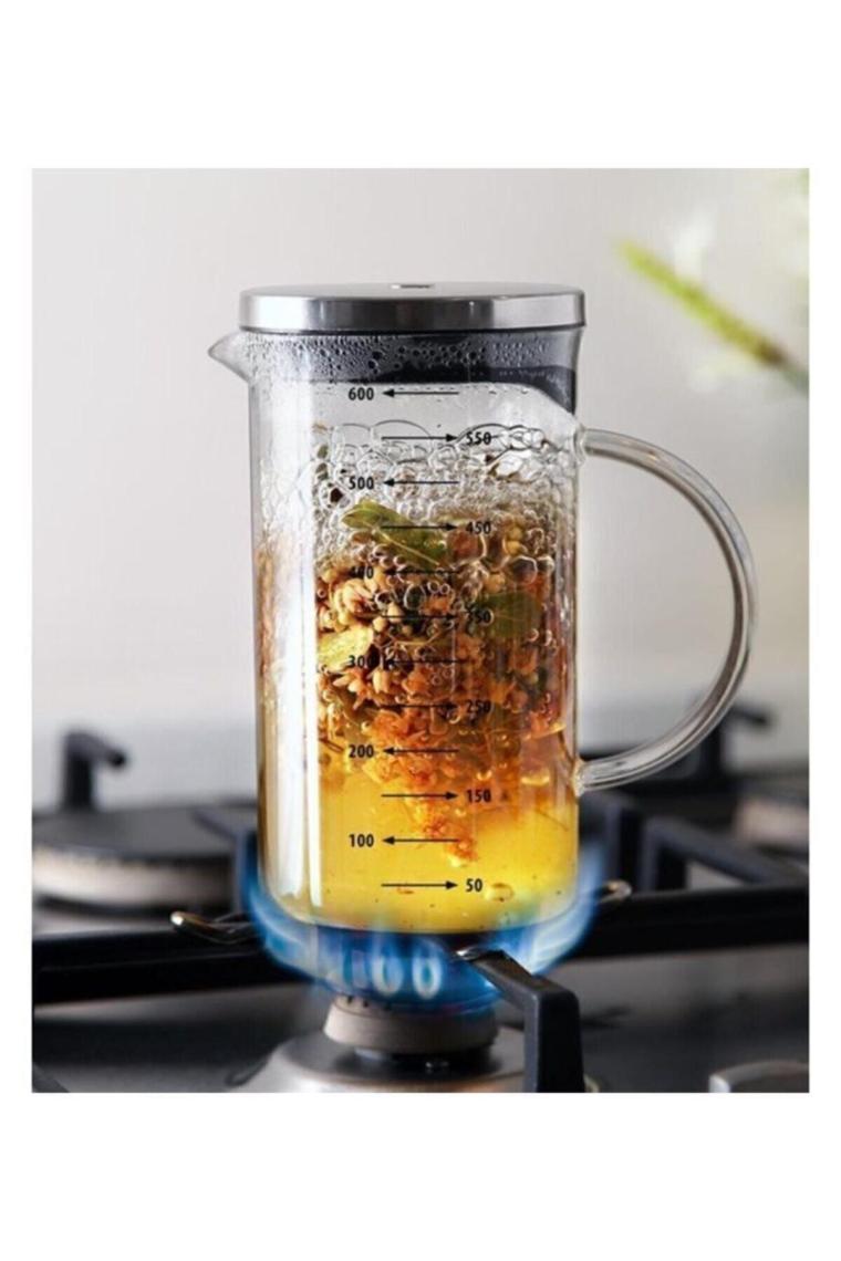 My Bottle 3'ü Bir Arada Borosilikat French Press 600 ml